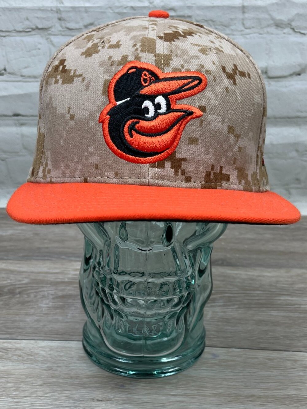 NEW ERA RARE 59FIFTY BALTIMORE ORIOLES PLAYERS ONLY FITTED HAT SIZE 7 1/2